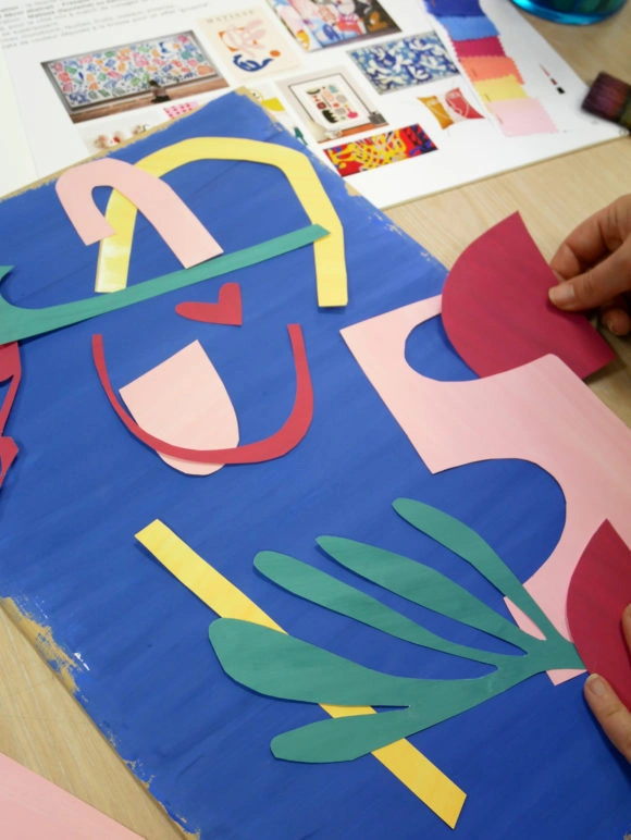Du papier découpé