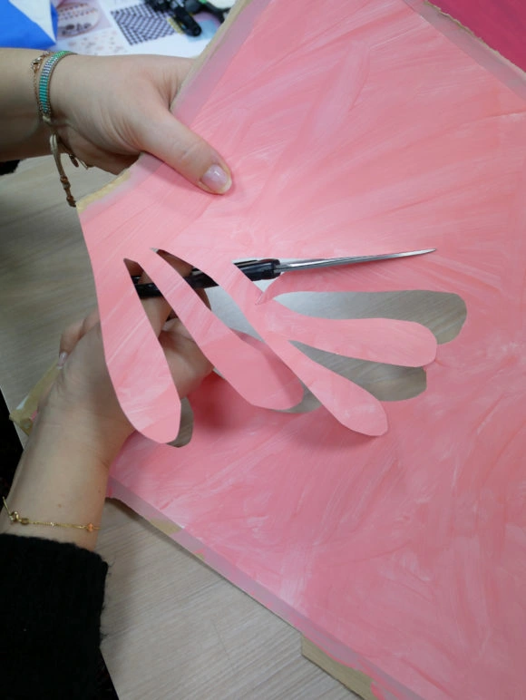 Du papier découpé