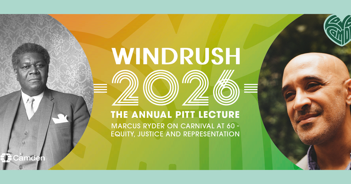 The Annual Pitt Lecture 2026: Marcus Ryder on Carnival at 60 - Equity, Justice and Representation