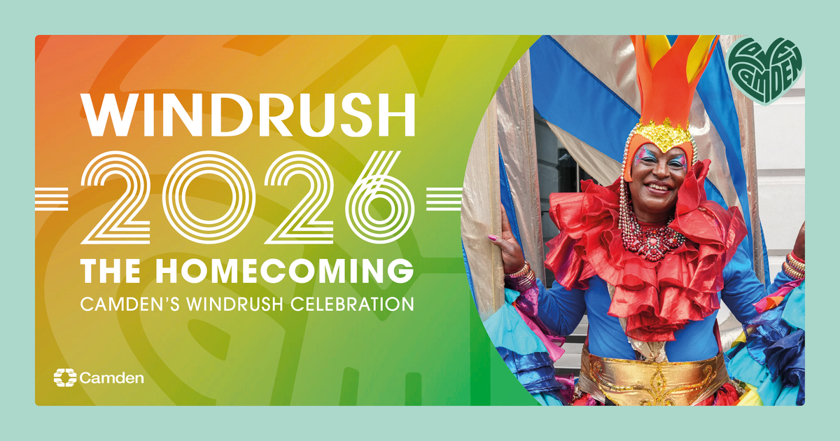 Windrush 2026 Homecoming event artwork