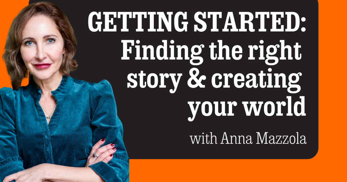 Crime Writing Masterclass 1. Getting started: Finding the right story and creating your world.