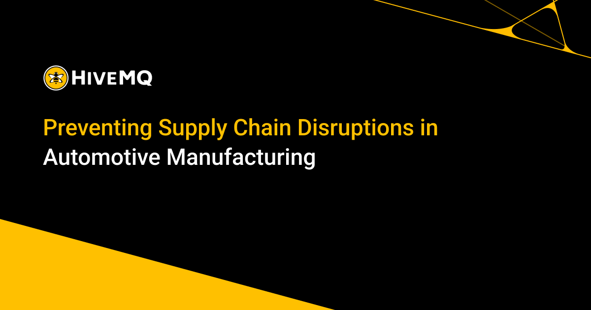 Preventing Supply Chain Disruptions in Automotive Manufacturing