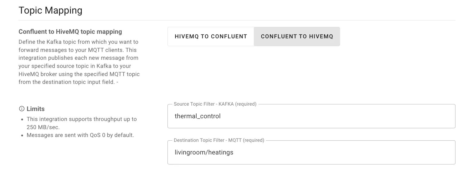 Topic Mapping on Confluent