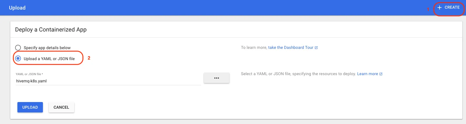 HiveMQ Docker Kubernetes Step 1