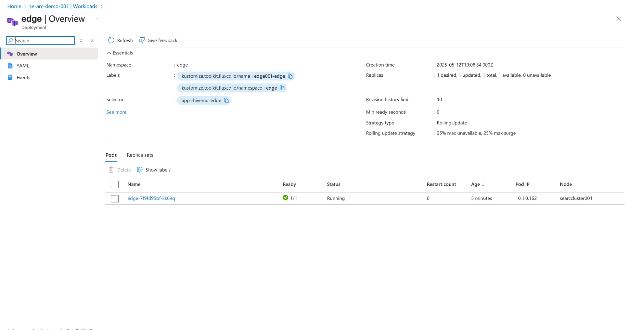 HiveMQ Edge Instance on Azure