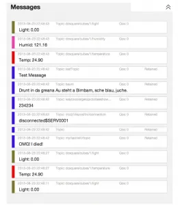 Incoming messages