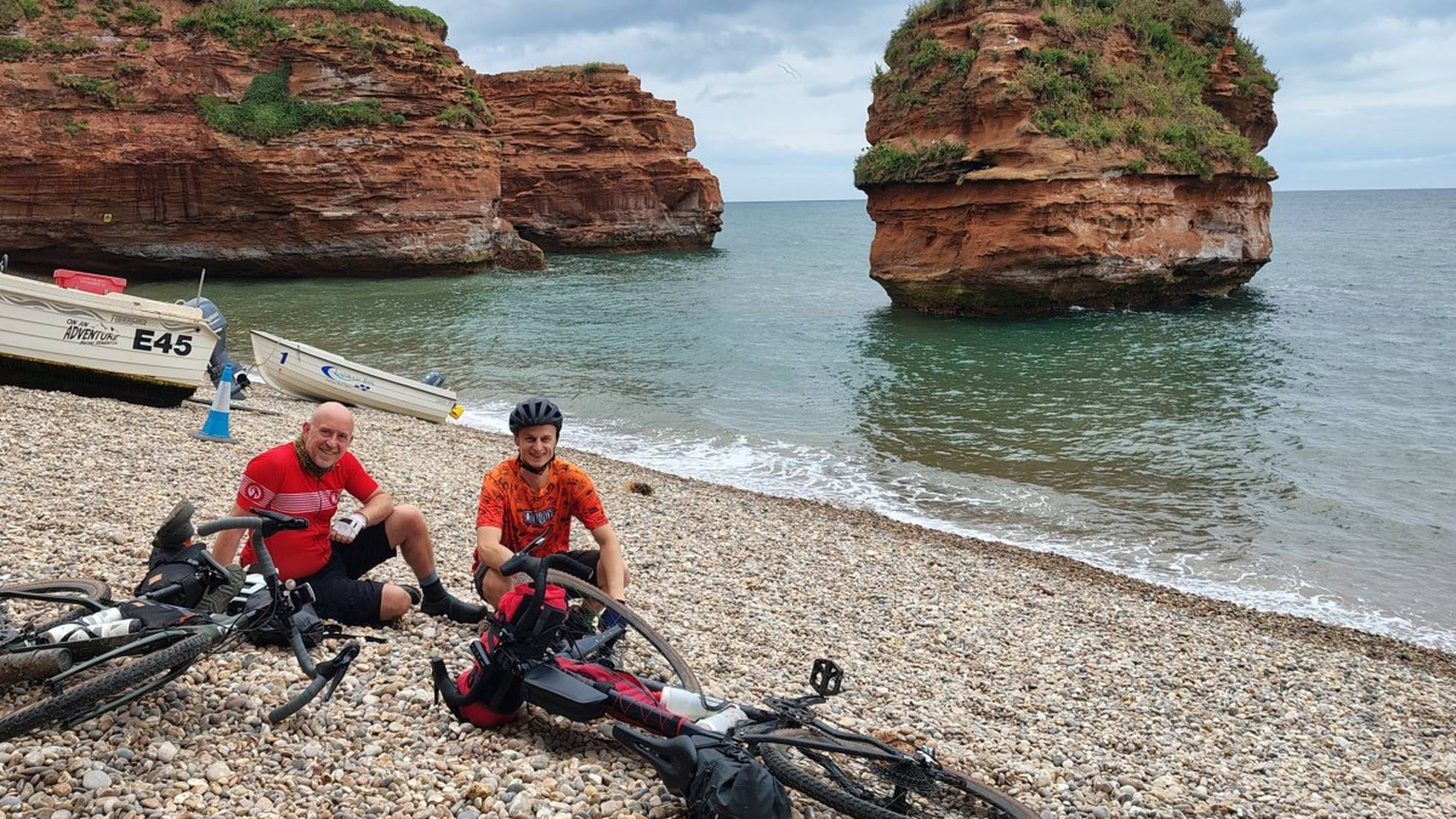 Ladram Bay by gravel bike