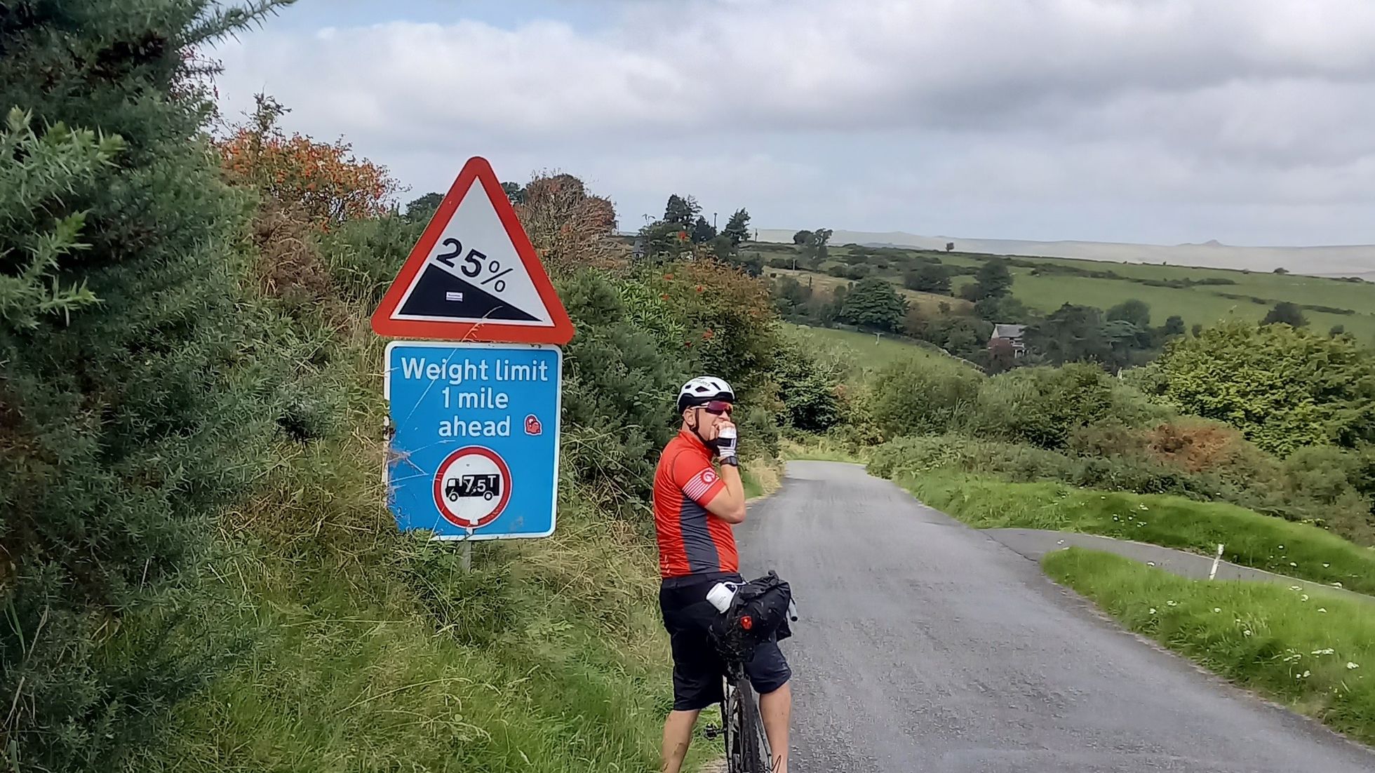 Steep hills of Dartmoor