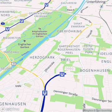 Anfahrtskarte Effnerstraße in München