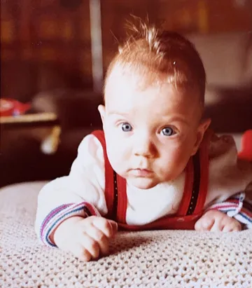 Florian als Baby 1981