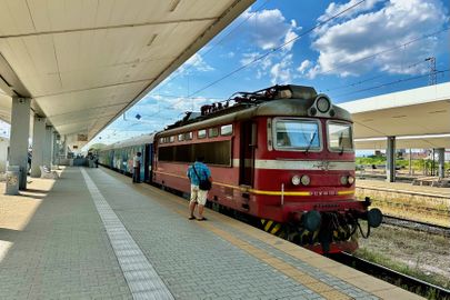 Unser Zug nach Sofia