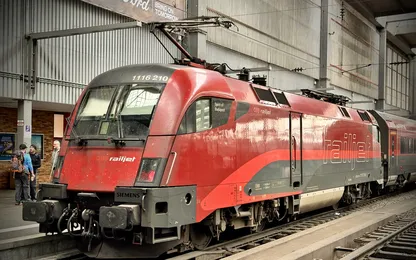 ÖBB Railjet-Lokmotive „Spirit of Budapest“