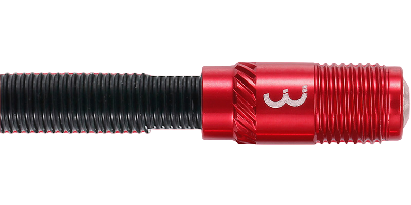 BBB Cycling presta valve cap red