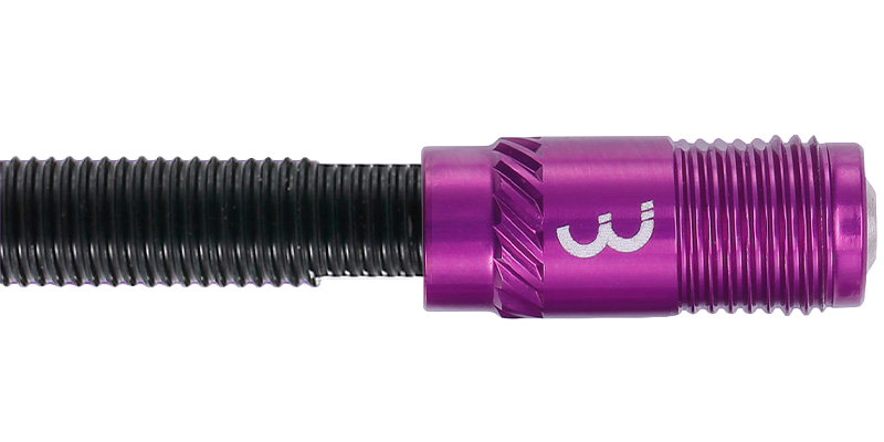 BBB Cycling presta valve cap purple