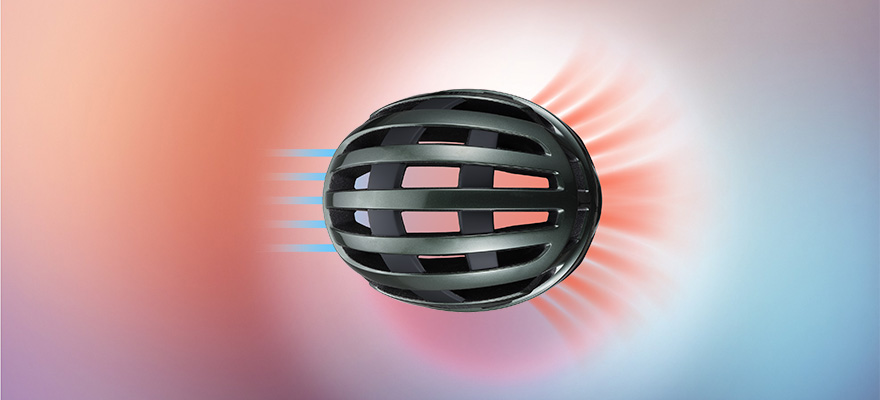 Karma Mips cycling helmet airflow