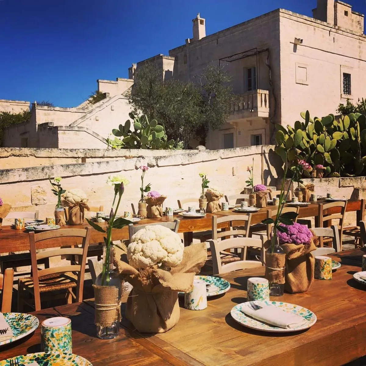 Outdoor restaurant La Frasca Borgo Egnazia