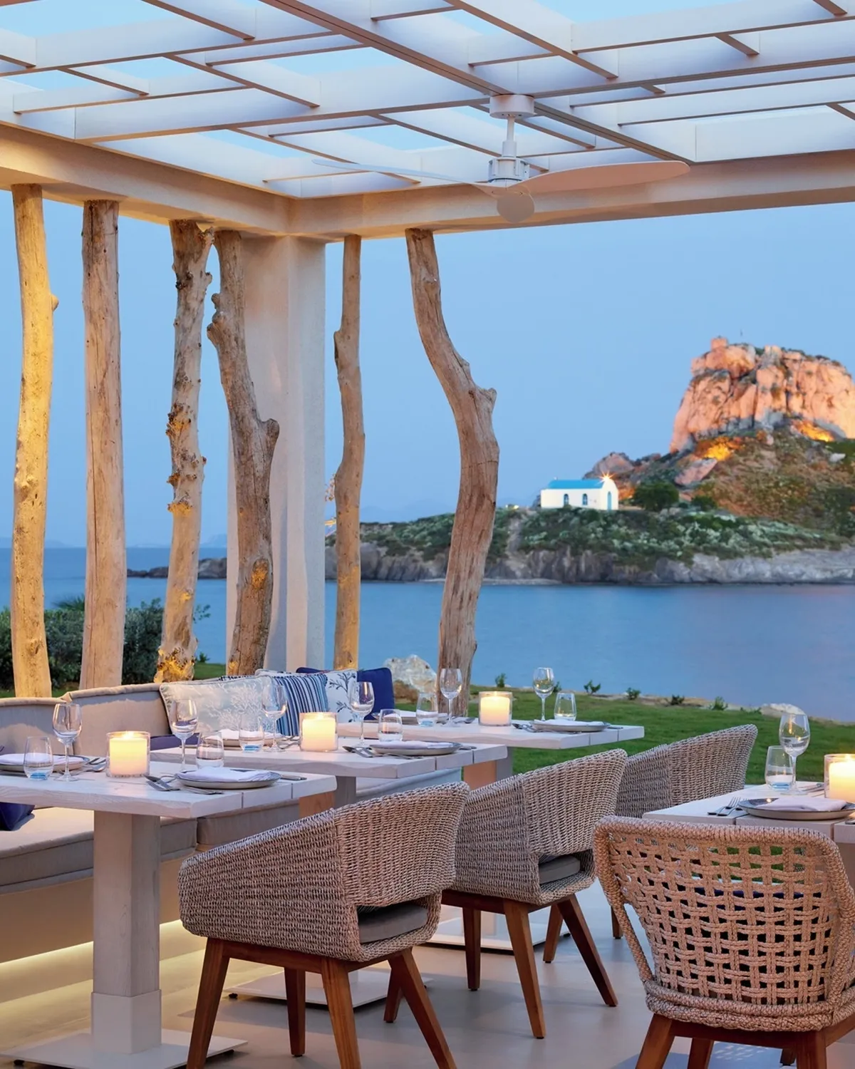 Outdoor restaurant Ouzo Ikos Andalusia