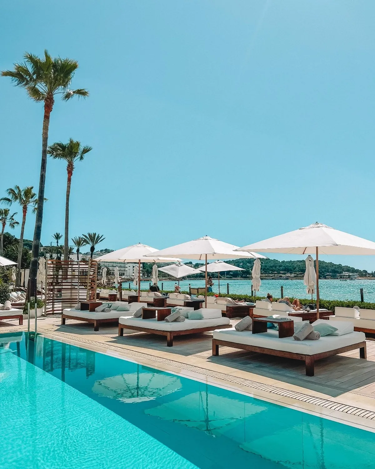 By The Beach Deck Nobu Bay Hotel Ibiza