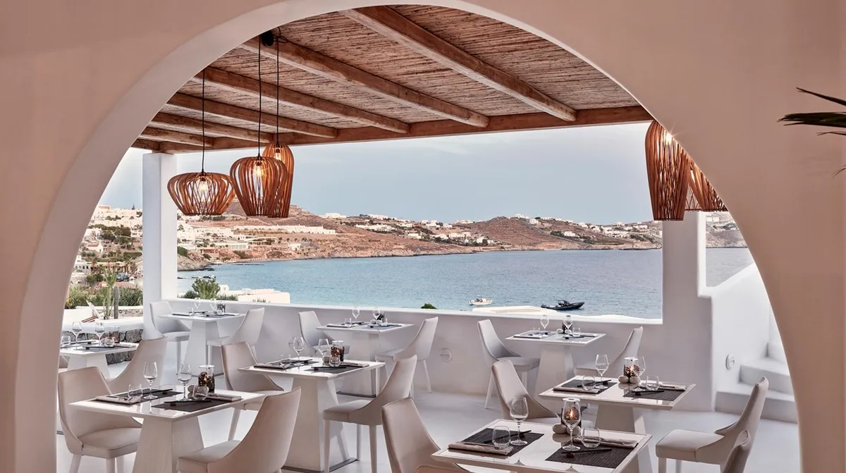 Katikies Lower Deck Lounge Katikies Mykonos