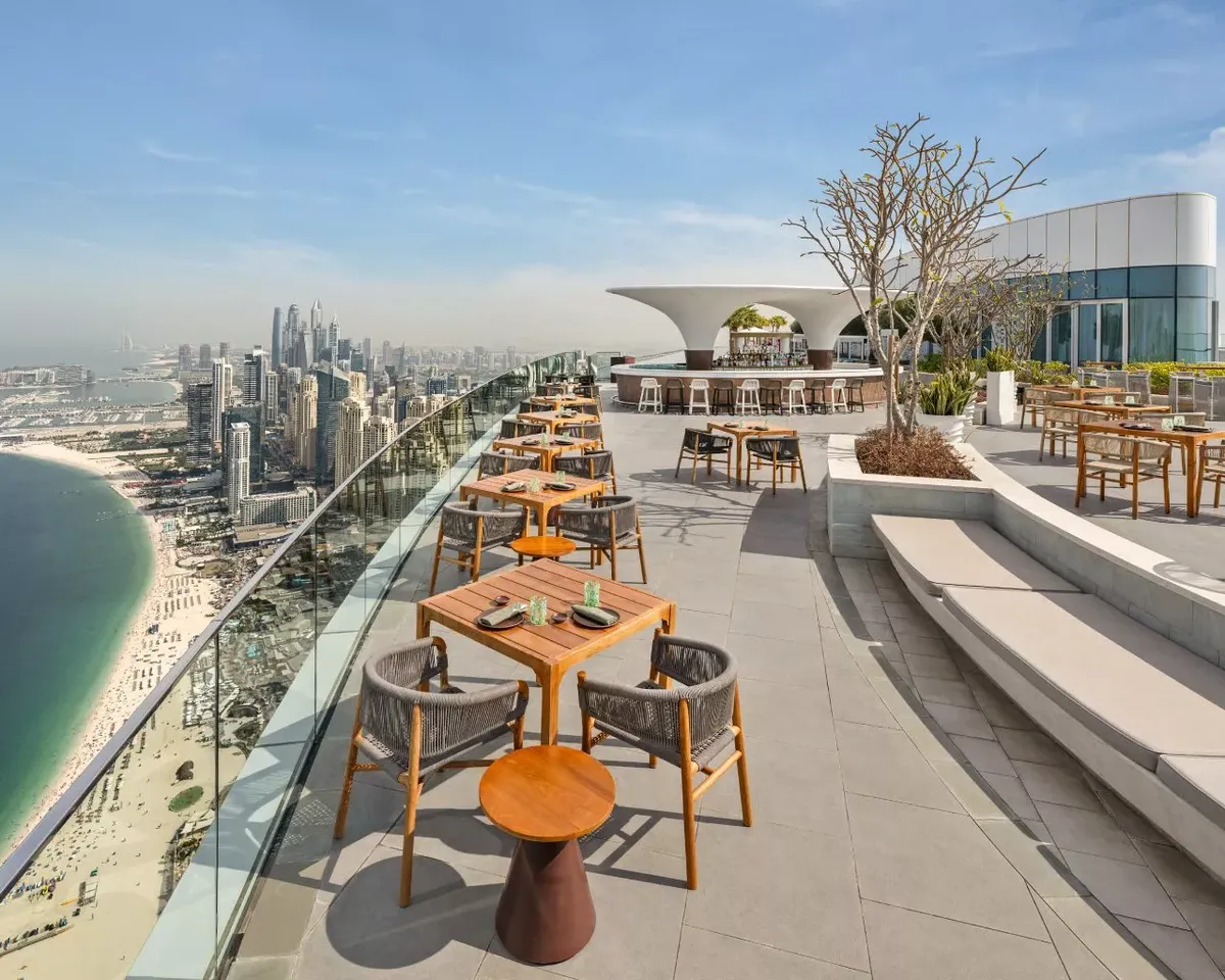 Zeta Seventy Seven: Rooftop Restaurant Address Beach Resort