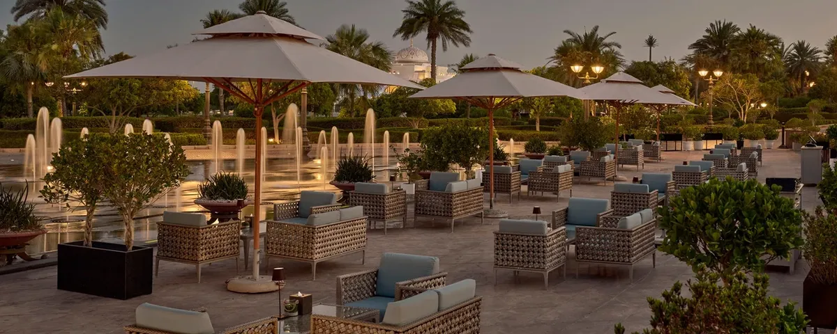 Café Fountain Emirates Palace, Mandarin Oriental