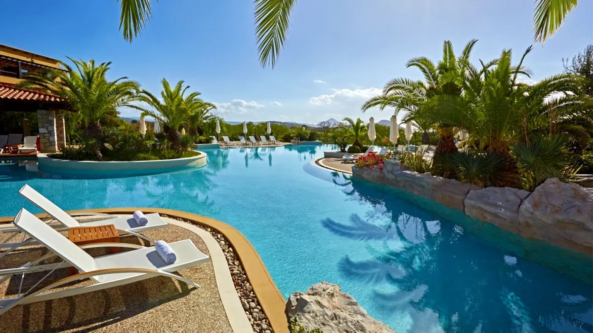 Lagoon Pool Bar The Westin Resort Costa Navarino