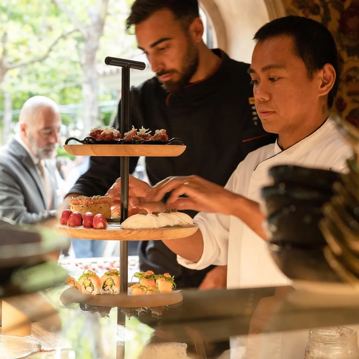 Sushi chefs  99 sushi bar Anatara villa padierna
