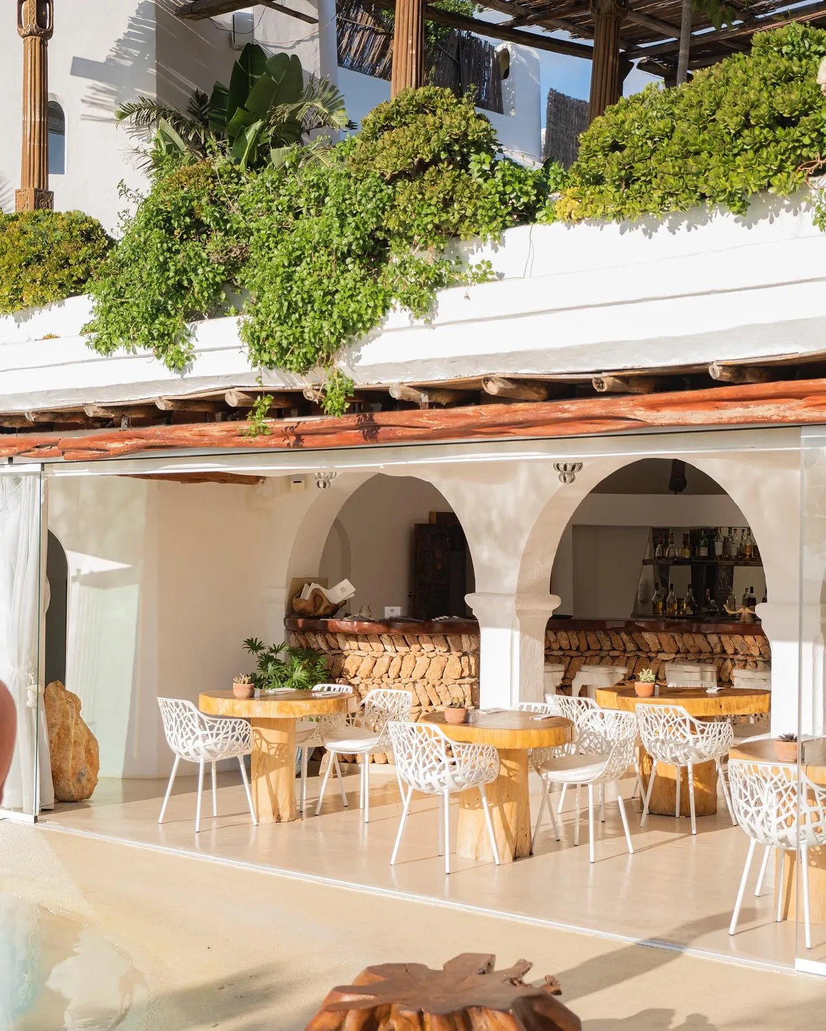 Restaurant By the pool Hacienda Na Xamena