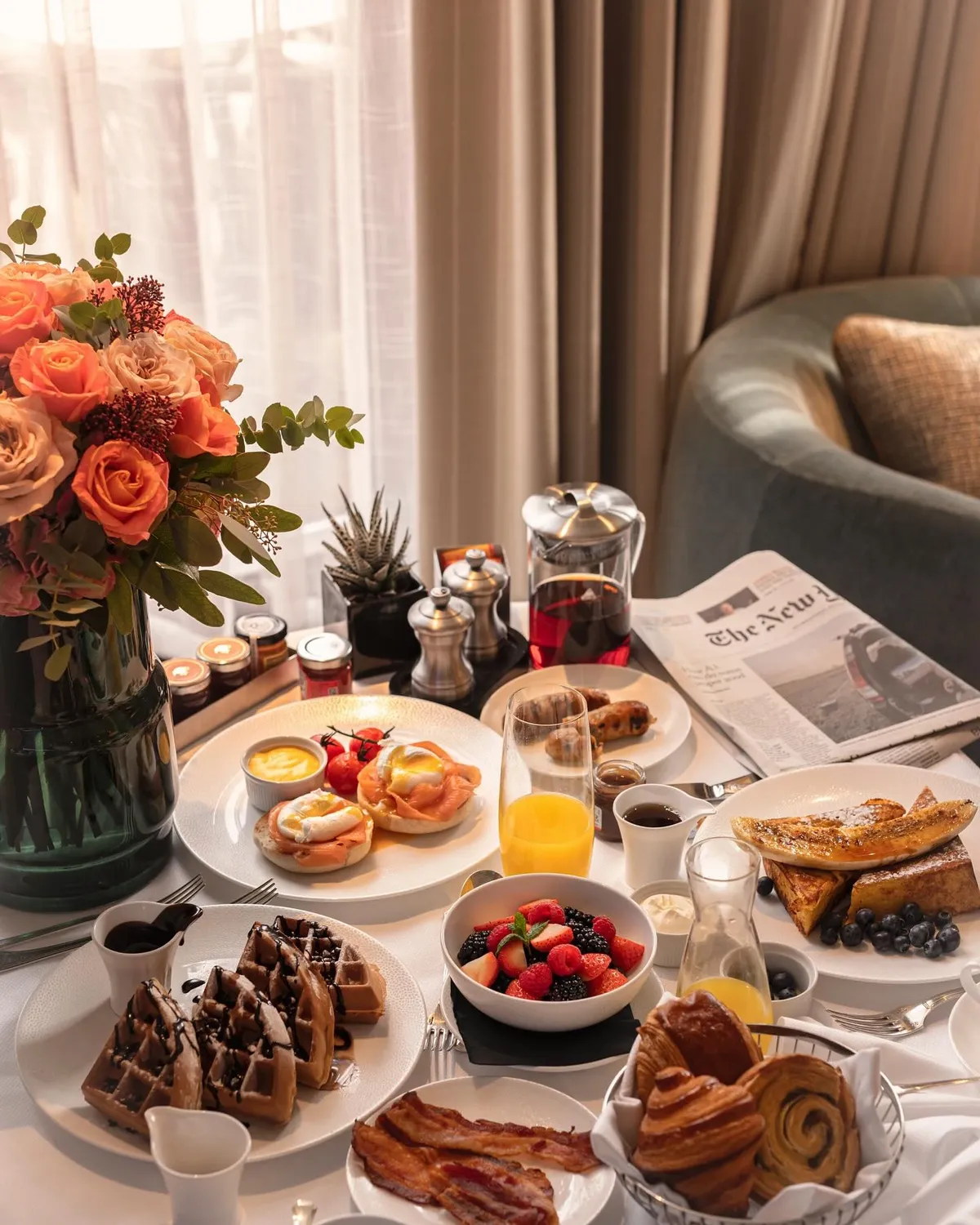 In-Room Dining Four Seasons Hotel London at Park Lane