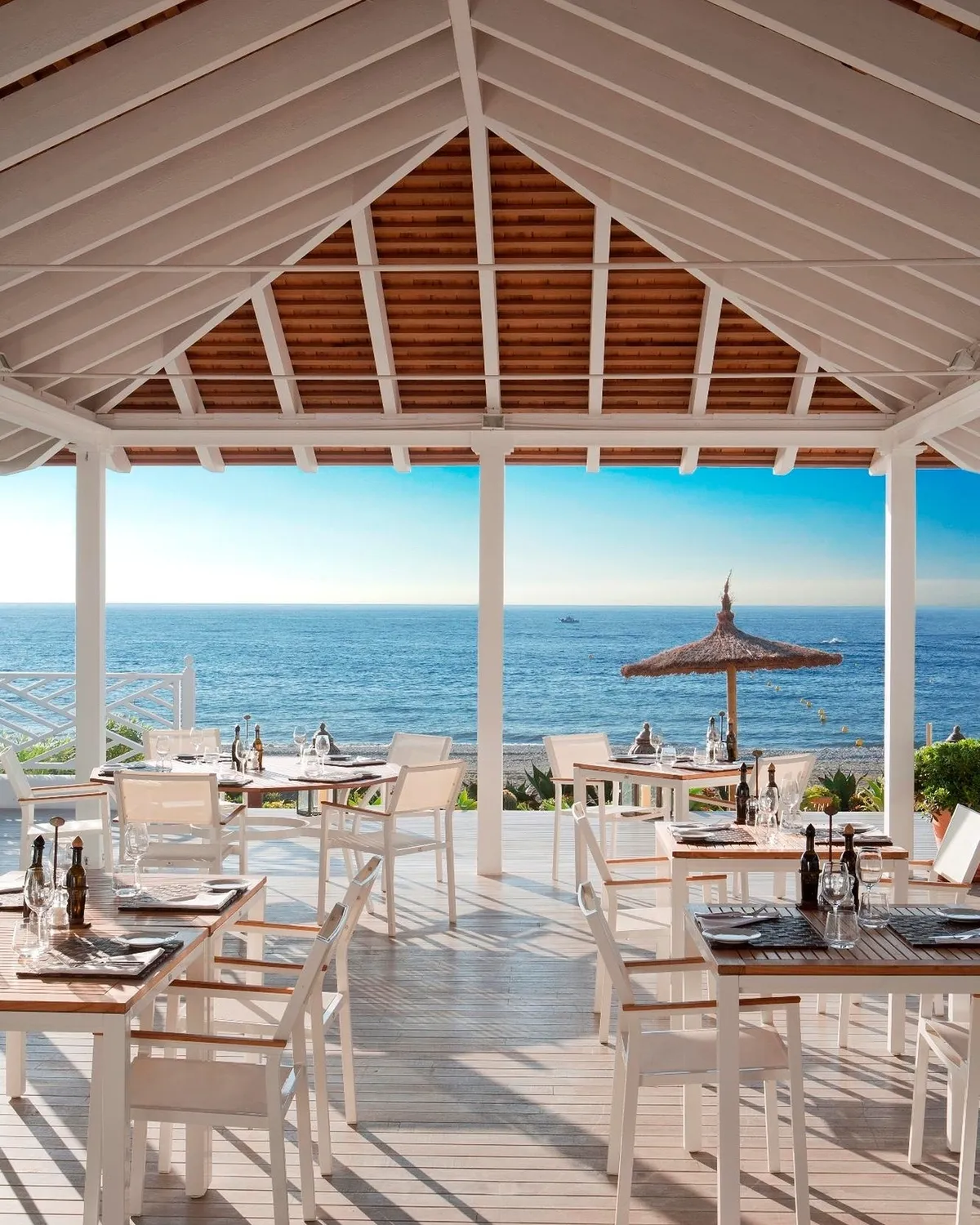 Strand restaurant Beach club Finca Cortesin