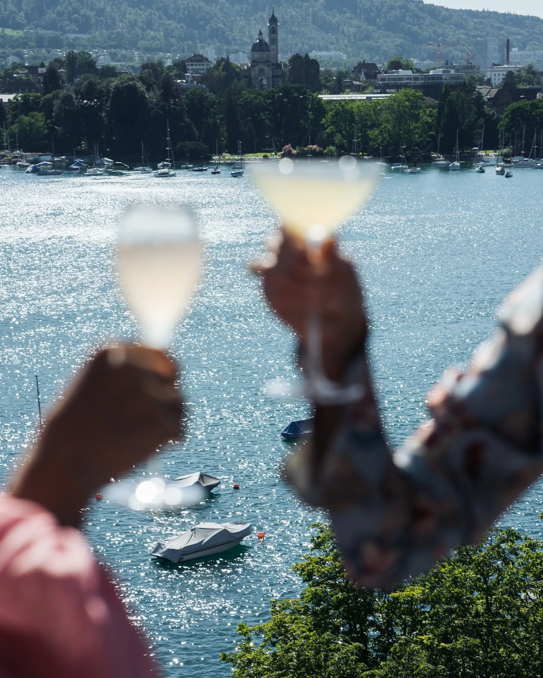 Geniet van verfijnde cocktails met uitzicht over het glinsterende Zürichmeer en historische monumenten | Senses