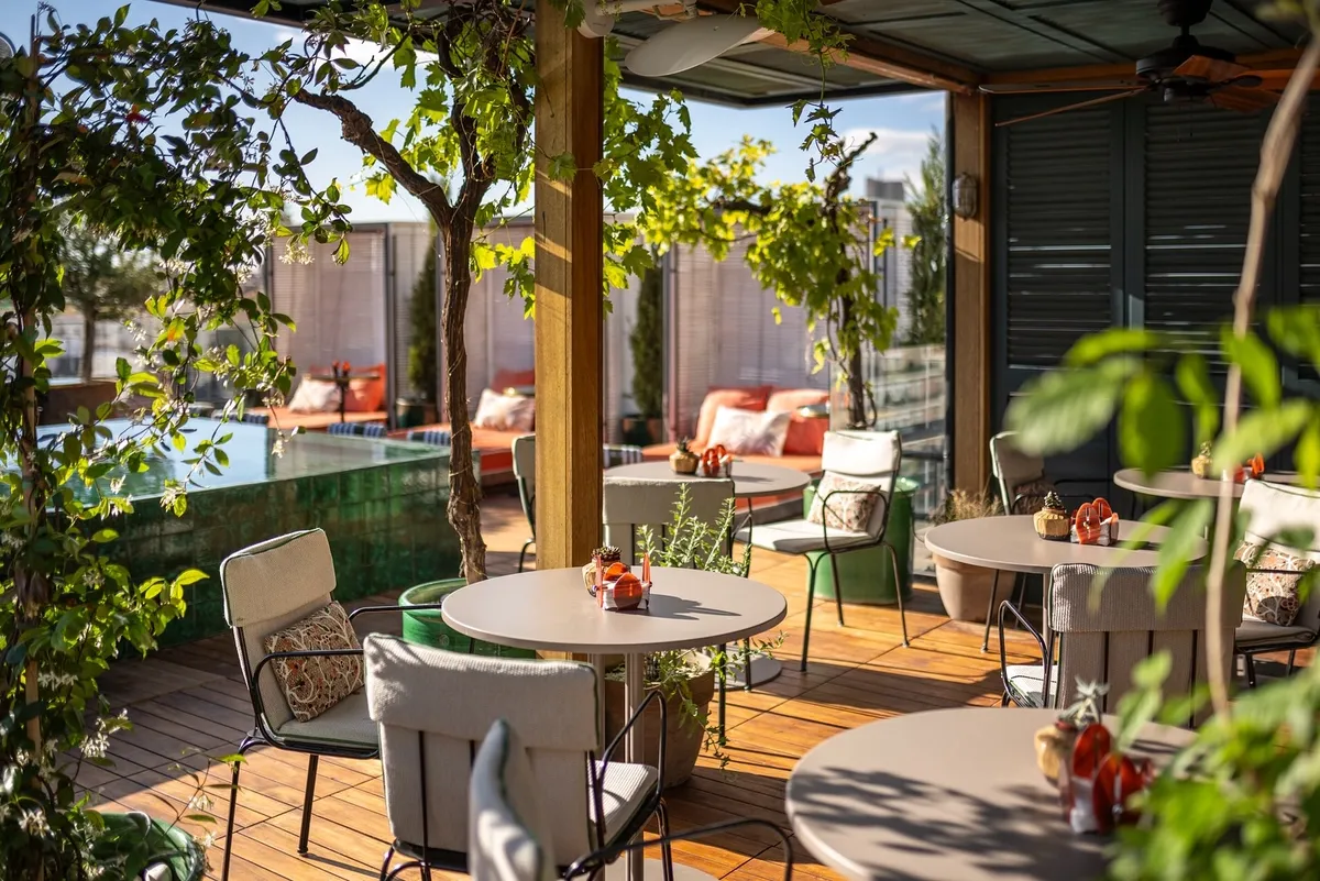 Picos Pardos Sky Lounge Pool BLESS Hotel Madrid