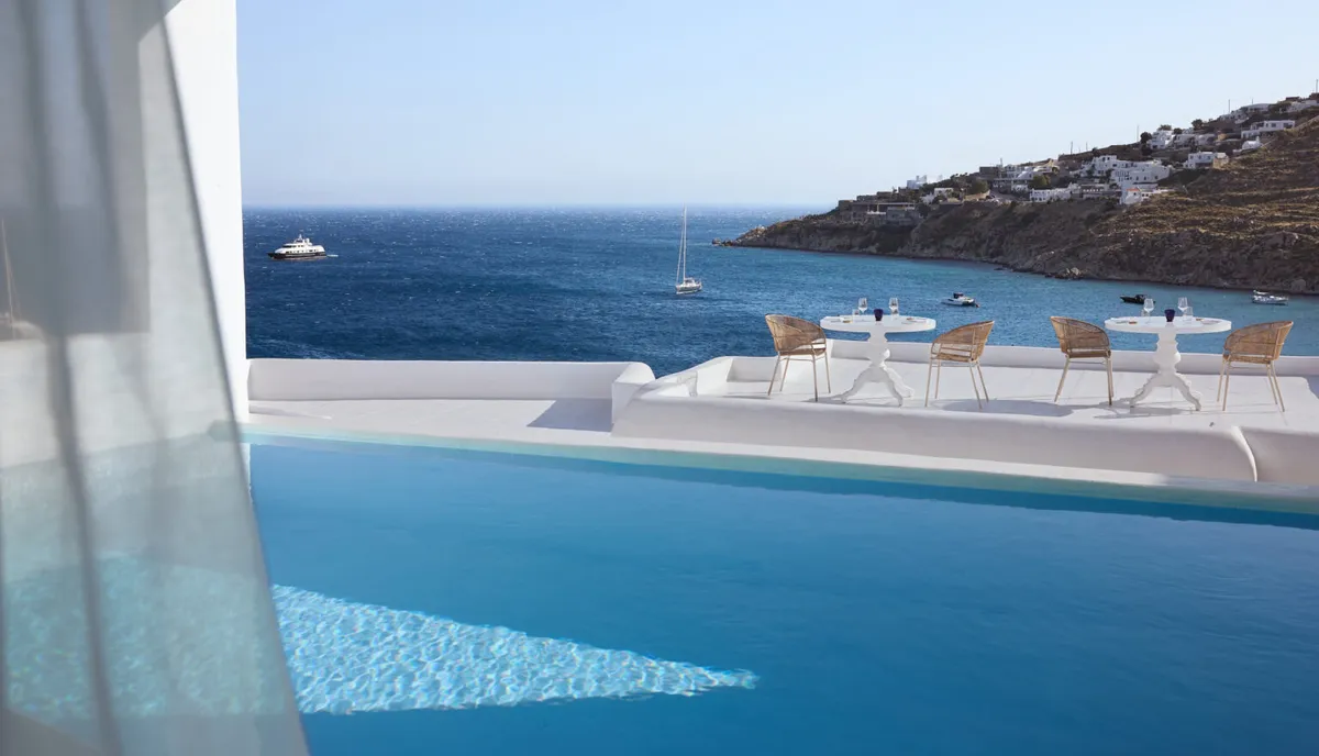 Private Dining Mykonos Blu Grecotel Boutique Resort