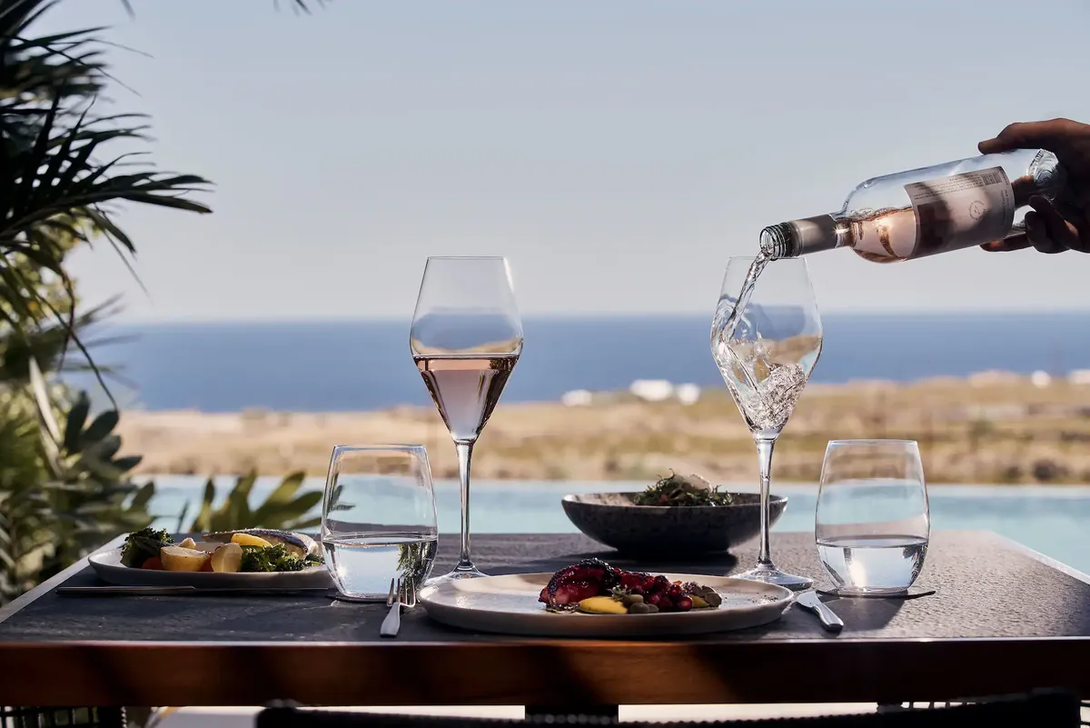 Room Service Magma Resort Santorini