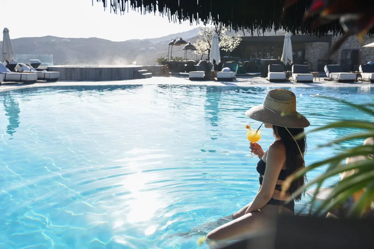 Nostos Pool Bar and Restaurant Myconian Imperial