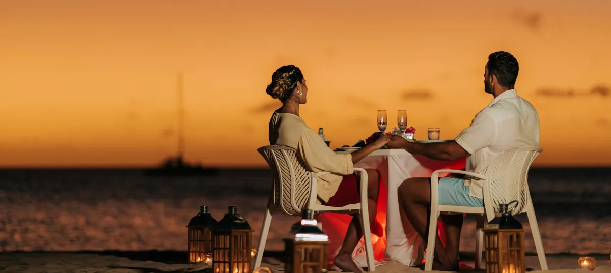 Privé dinner Sunset Concierge Hilton Aruba Caribbean Resort & Casino