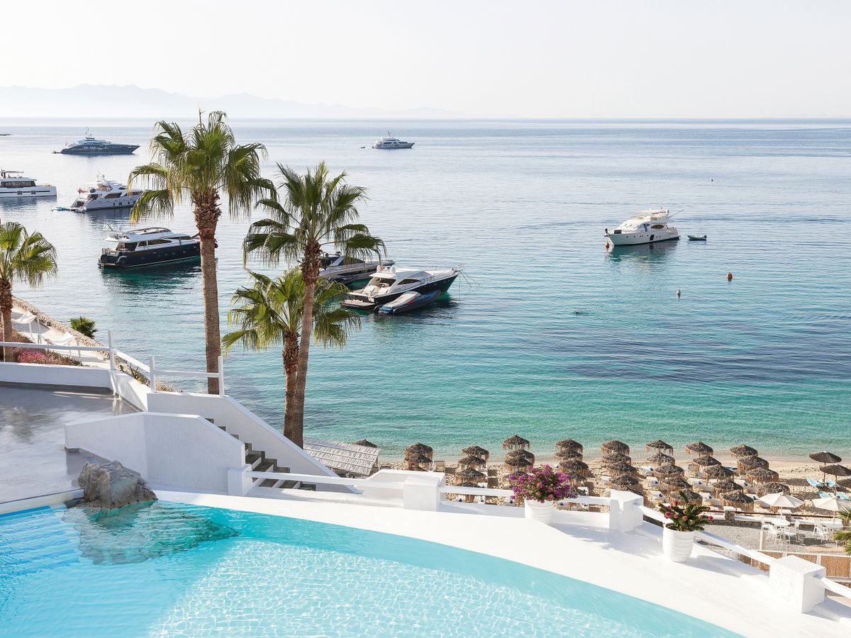 Mykonos view from Pool