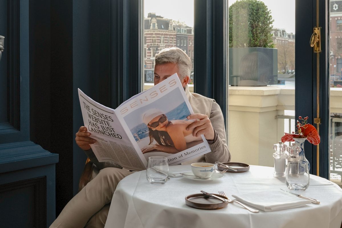 Winston Gerschtanowitz betrokken bij de lancering van Senses