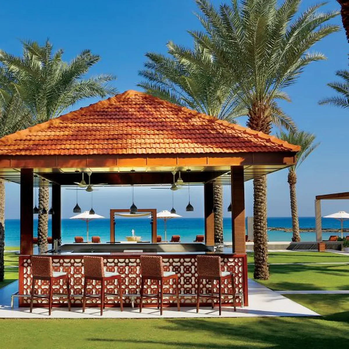 Blu Pool & Garden Bar Al Bustan Palace, a Ritz-Carlton Hotel