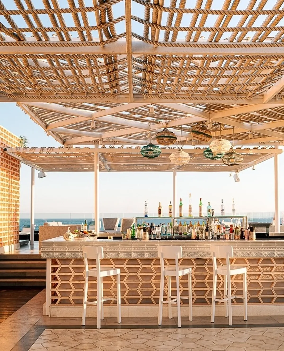 Rooftop Bar Pisco bar Aguas de ibiza