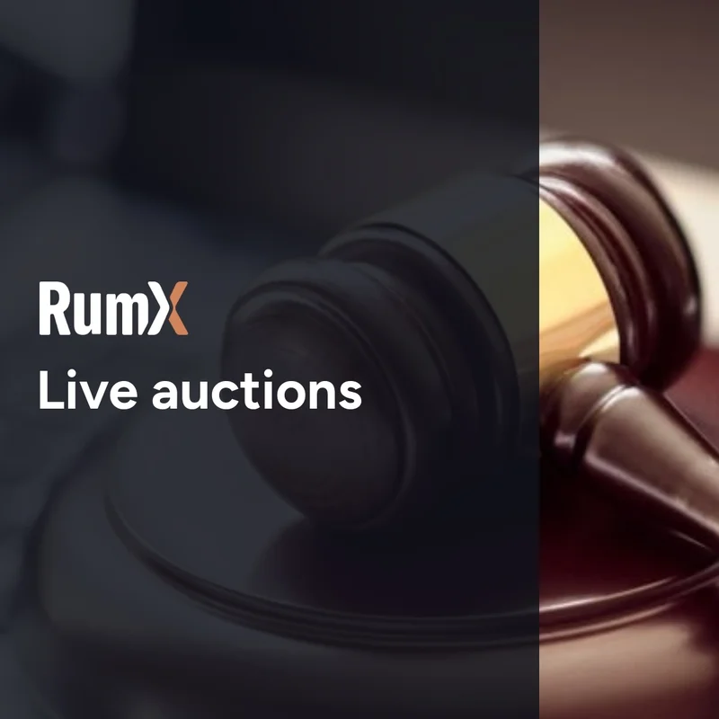 Enchères en direct sur RumX