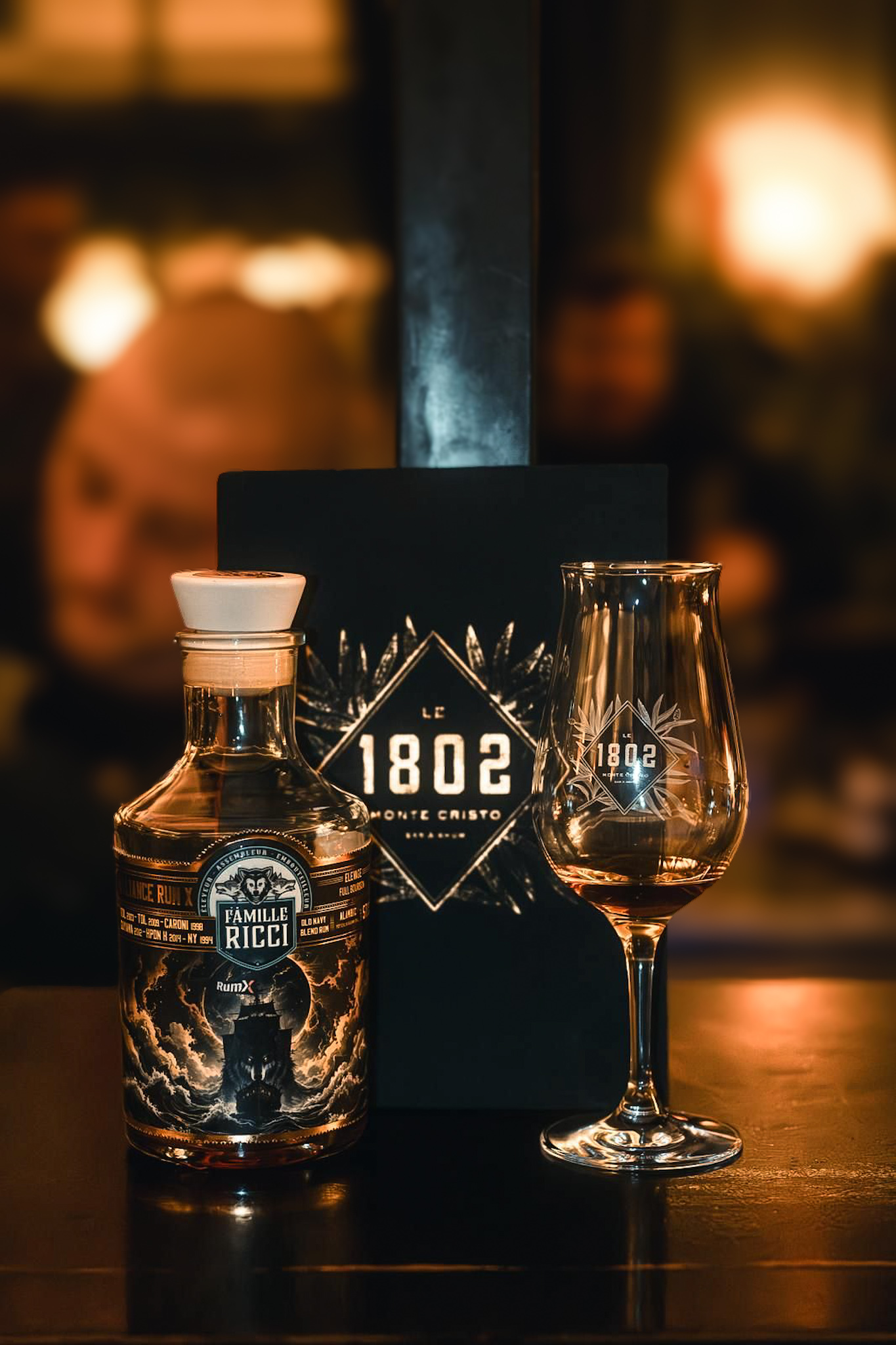 Our RumX Navy Rum by Famille Ricci in Bar 1802