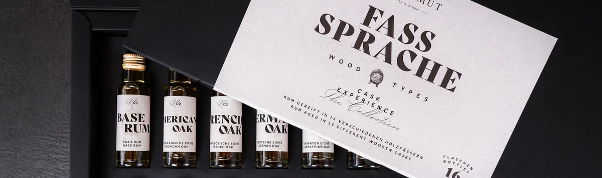 Hero image of the Fasssprache Tasting Kit