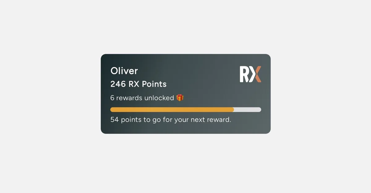 RumX Loyalty Program Card
