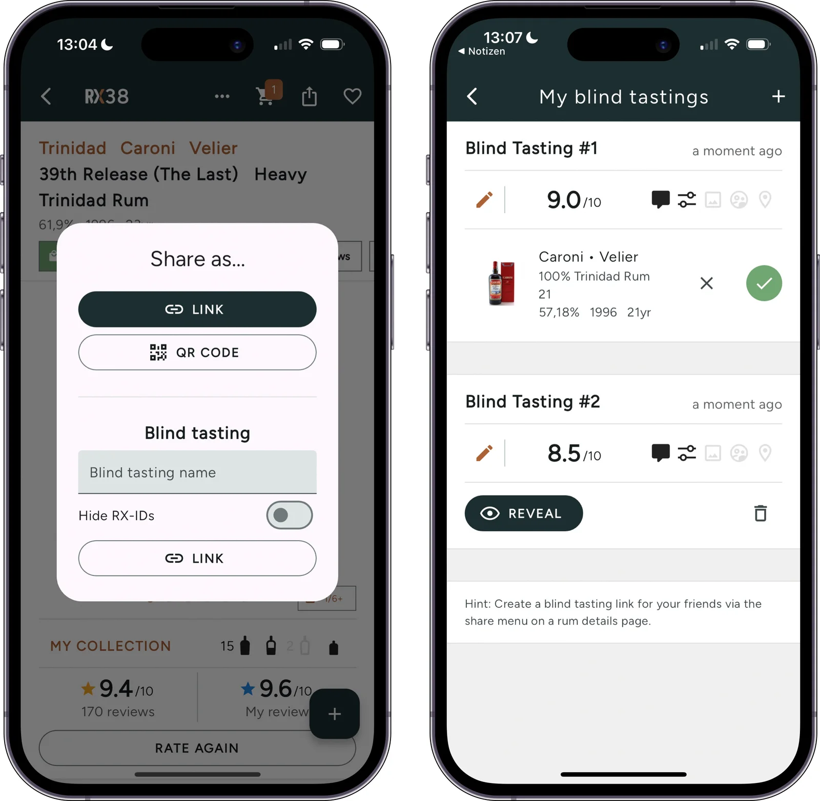 Organize blind tastings with your friends Organize blind tastings with your friends