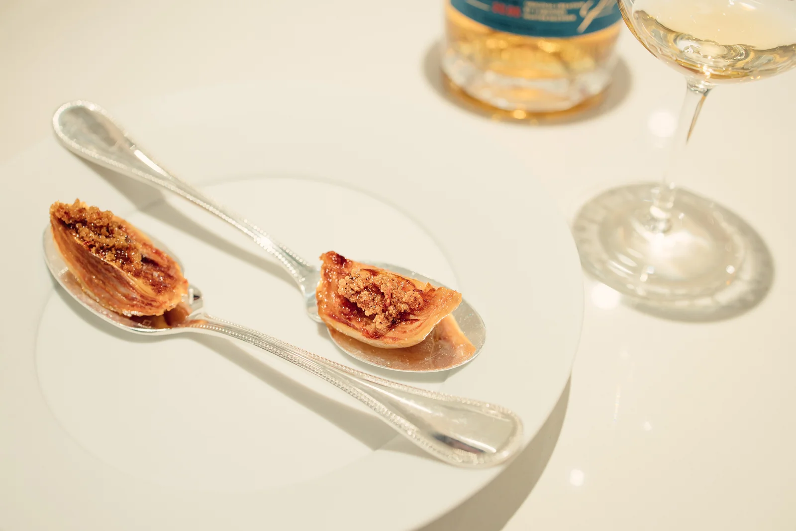 Food-paring with Savanna Rums at Restaurant Blanc in Paris: Second course Food-paring with Savanna Rums at Restaurant Blanc in Paris: Second course