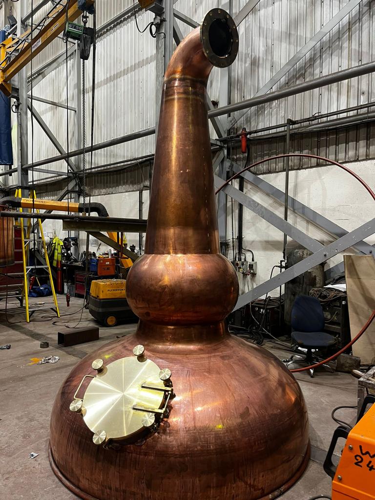 This is what the Forsyths Pot Still looks like
