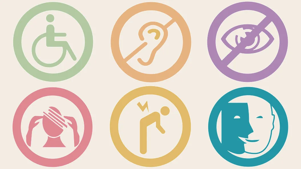 pictogrammes représentant les situations de handicap