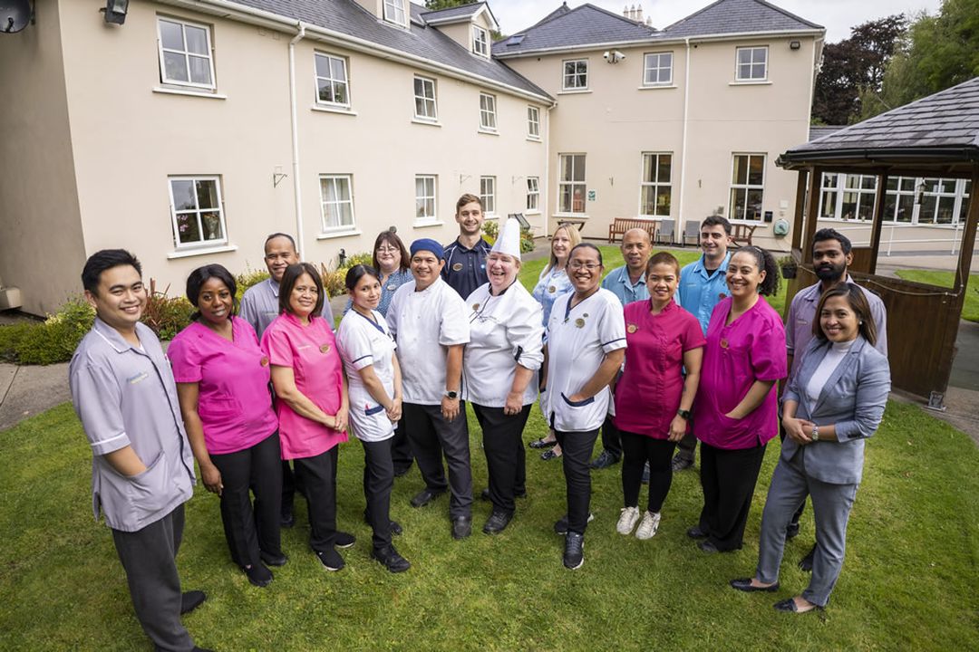 Staff at Foxrock Nursing Home, Dublin 18