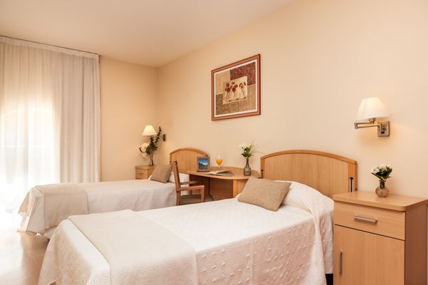 Habitación doble residencia ancianos